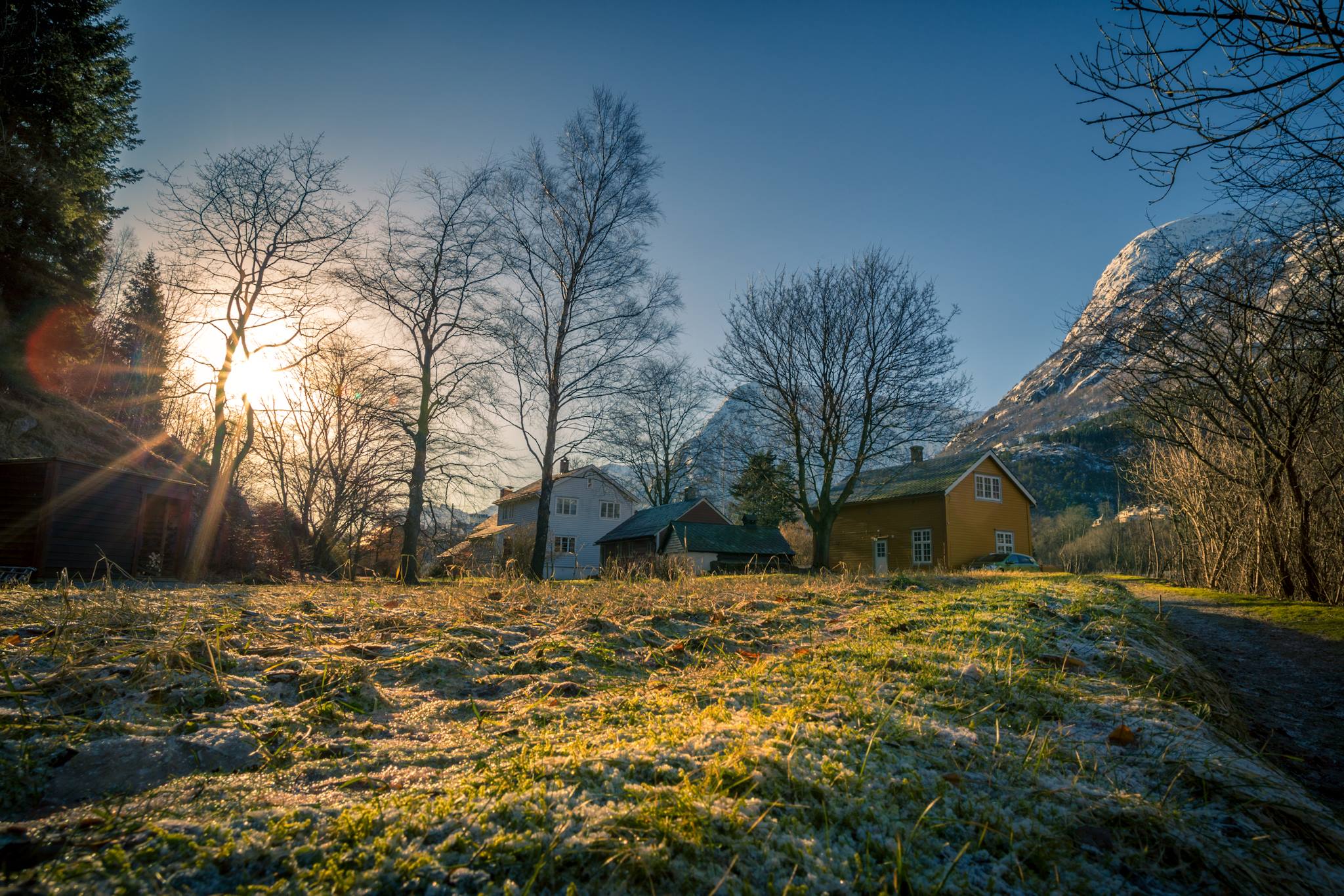 Frå Hjøllotunet. © Terje Lægreid
