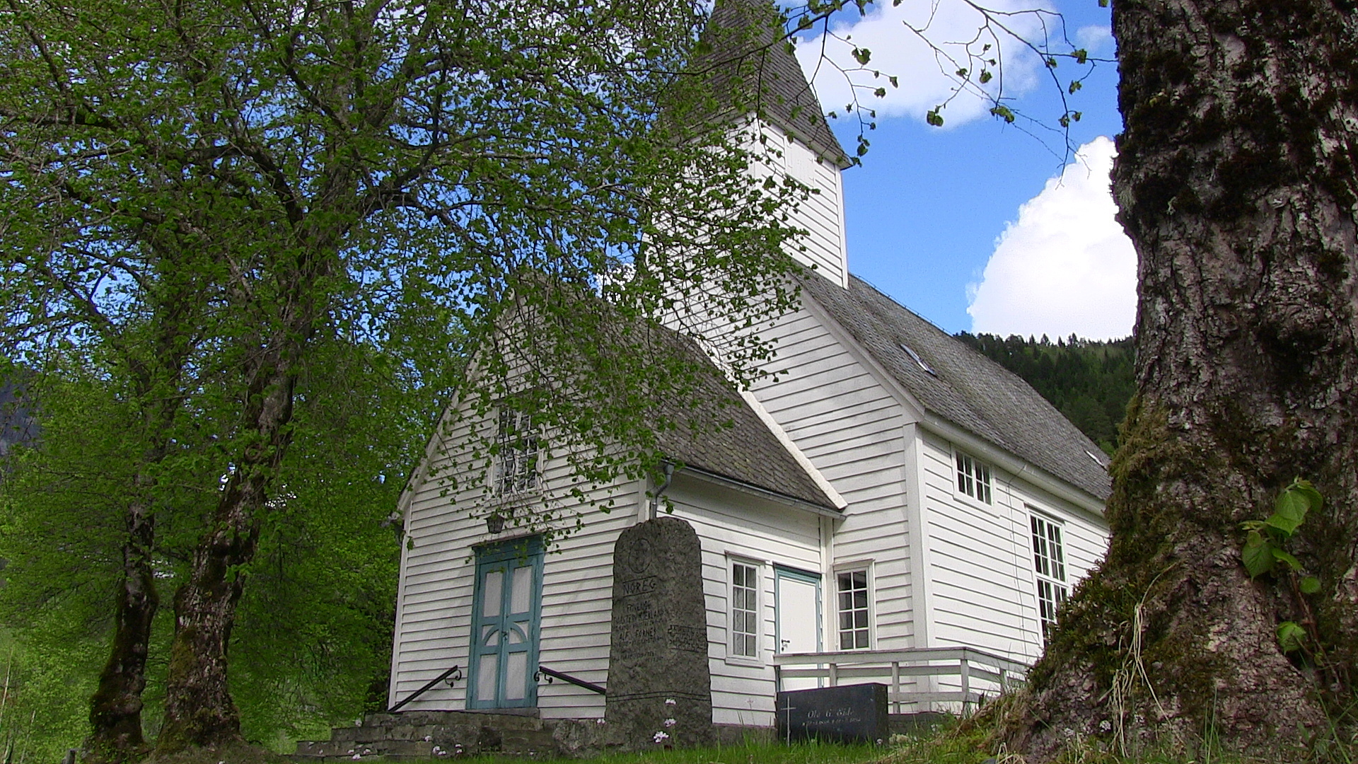 Granvin Church, built in 1726, designated as a Norwegian cultural heritage site in 2012.  © Anne Gullbjørg Digranes