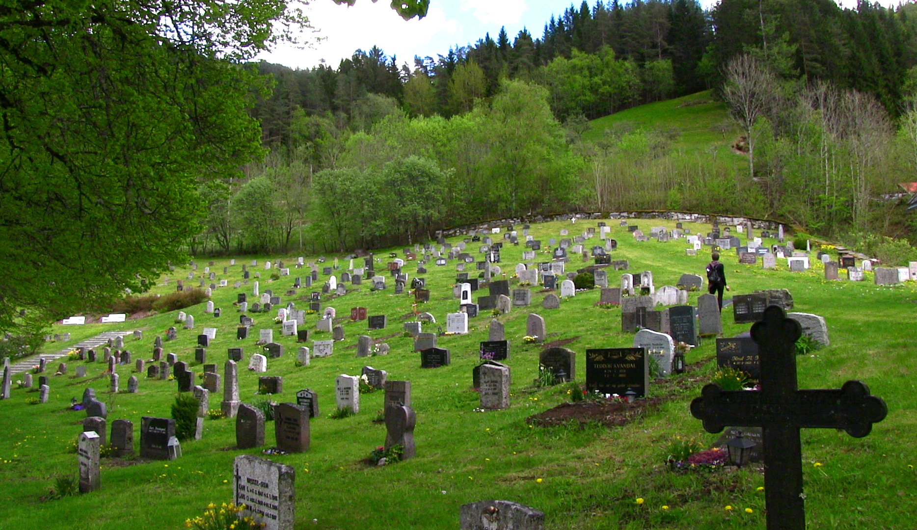 The graveyard in Granvin.  © Anne Gullbjørg Digranes
