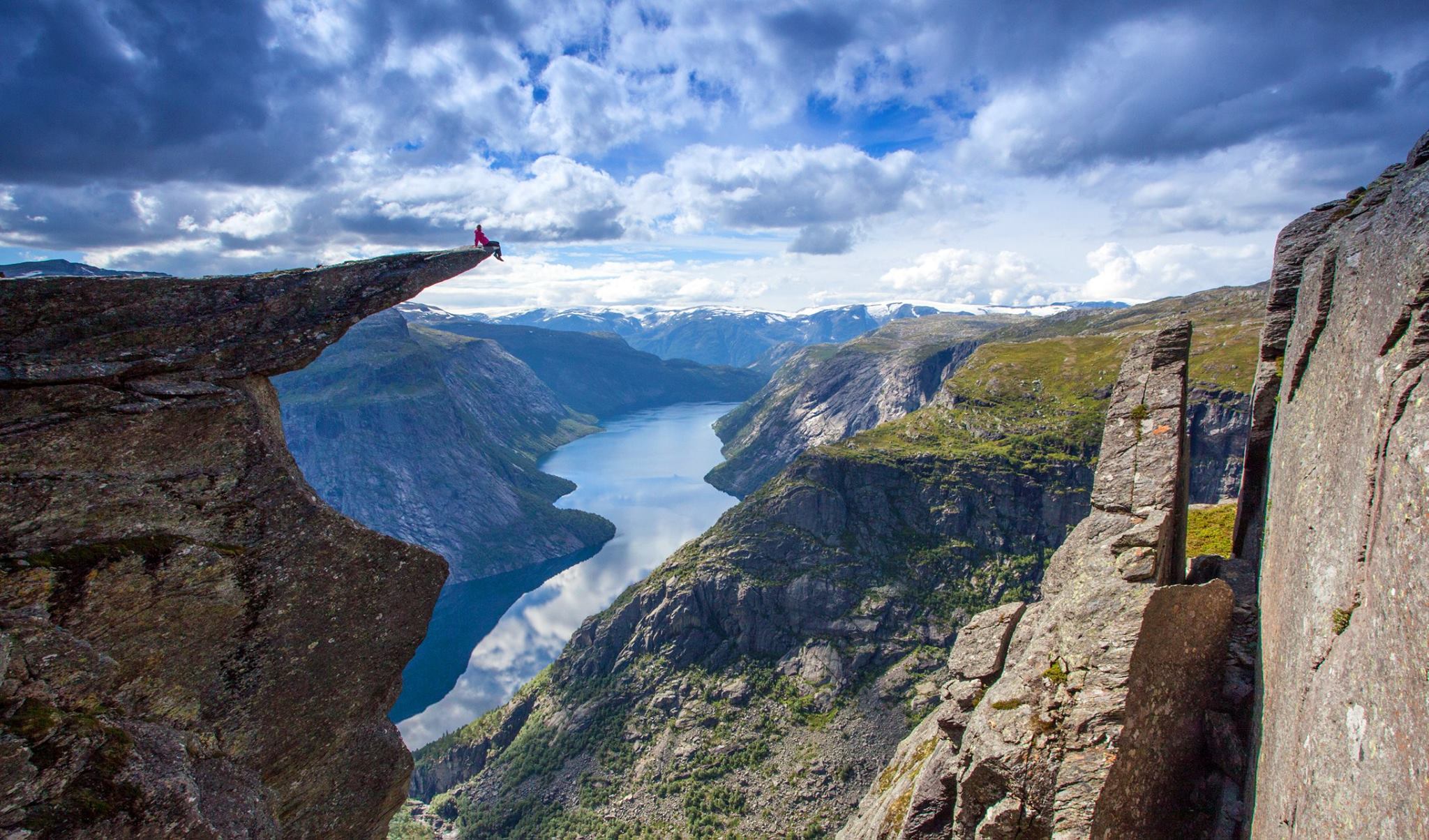 Trolltunga.  © Fjord Norway/Photo: Scott Sporleder