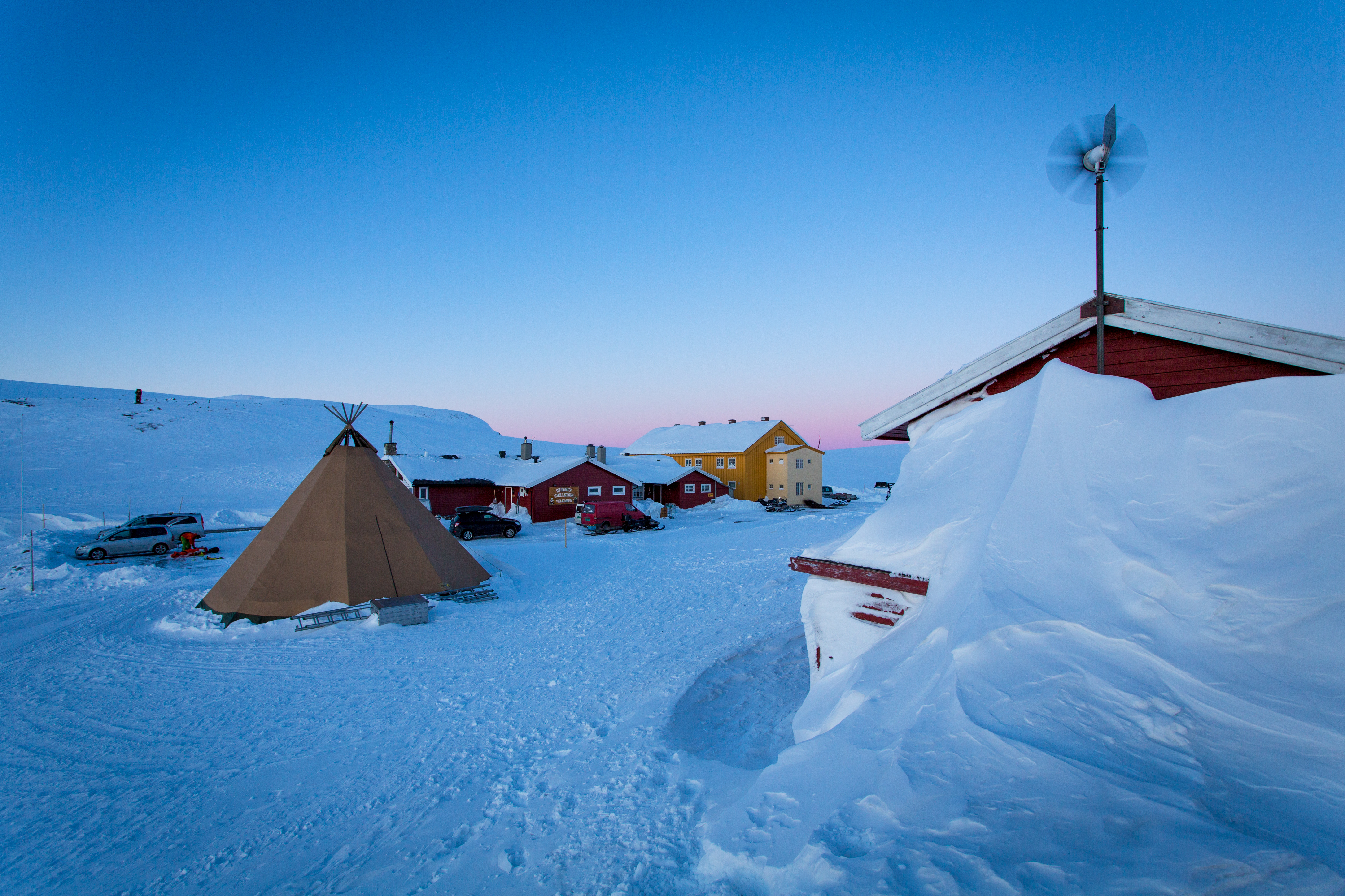Vinter på Dyranut. © Reisemål Hardangerfjord/ Foto Konrad Konieczny