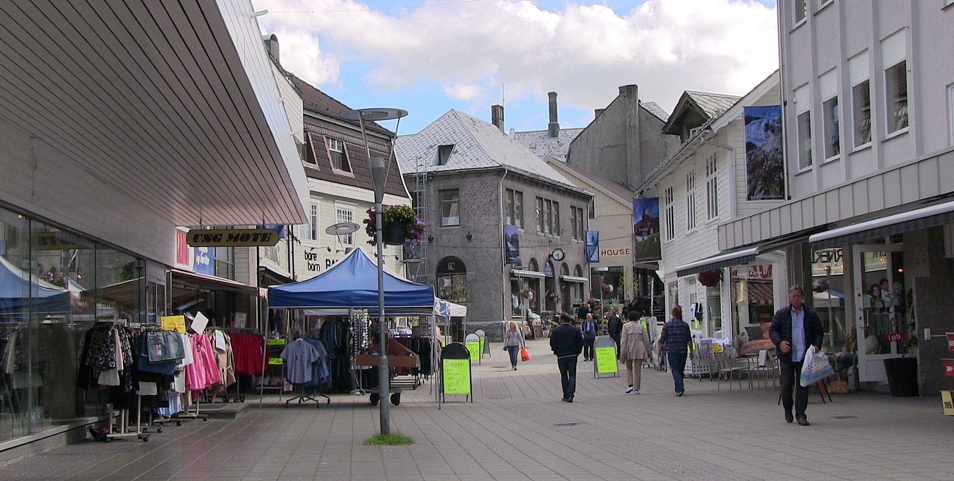 The pedestrian area. © Anne Gullbjørg Digranes