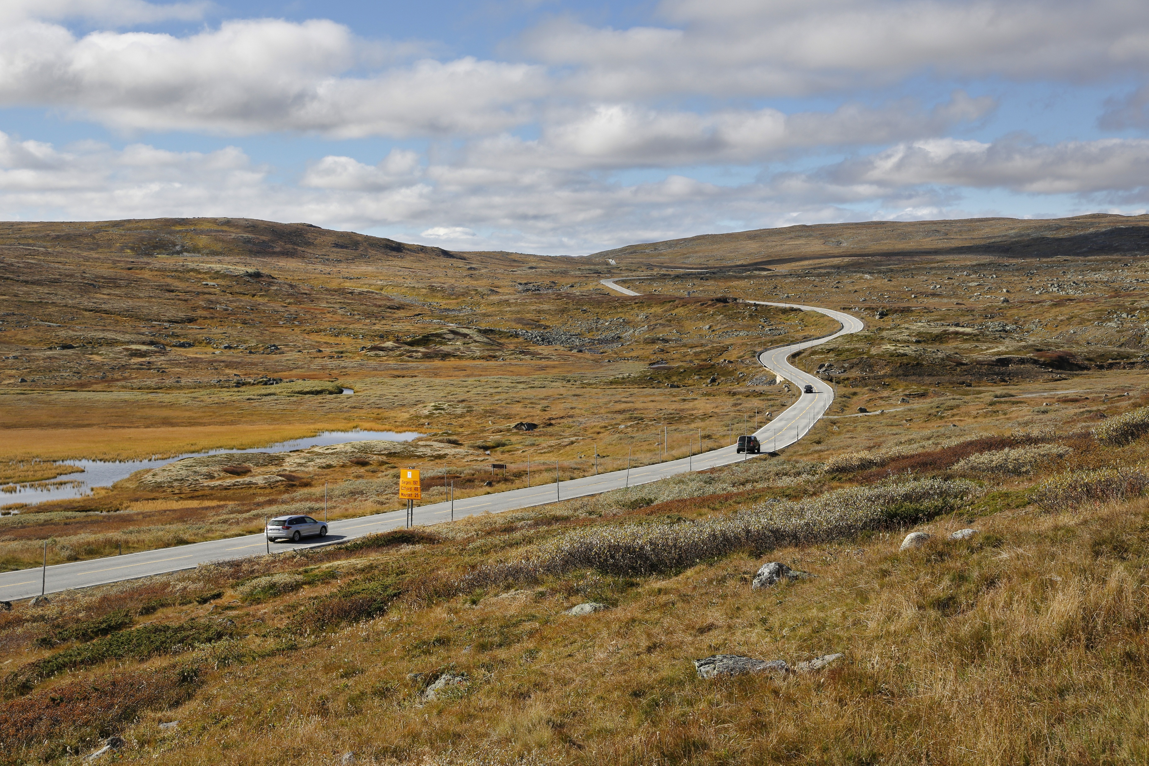 Ved Halne, Hardangervidda.  © Sigmund Krøvel/ Statens vegvesen
