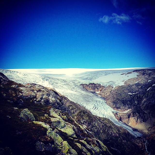 Buarbreen sett på veg til Reinanuten. © Sigrid Digranes Dagestad