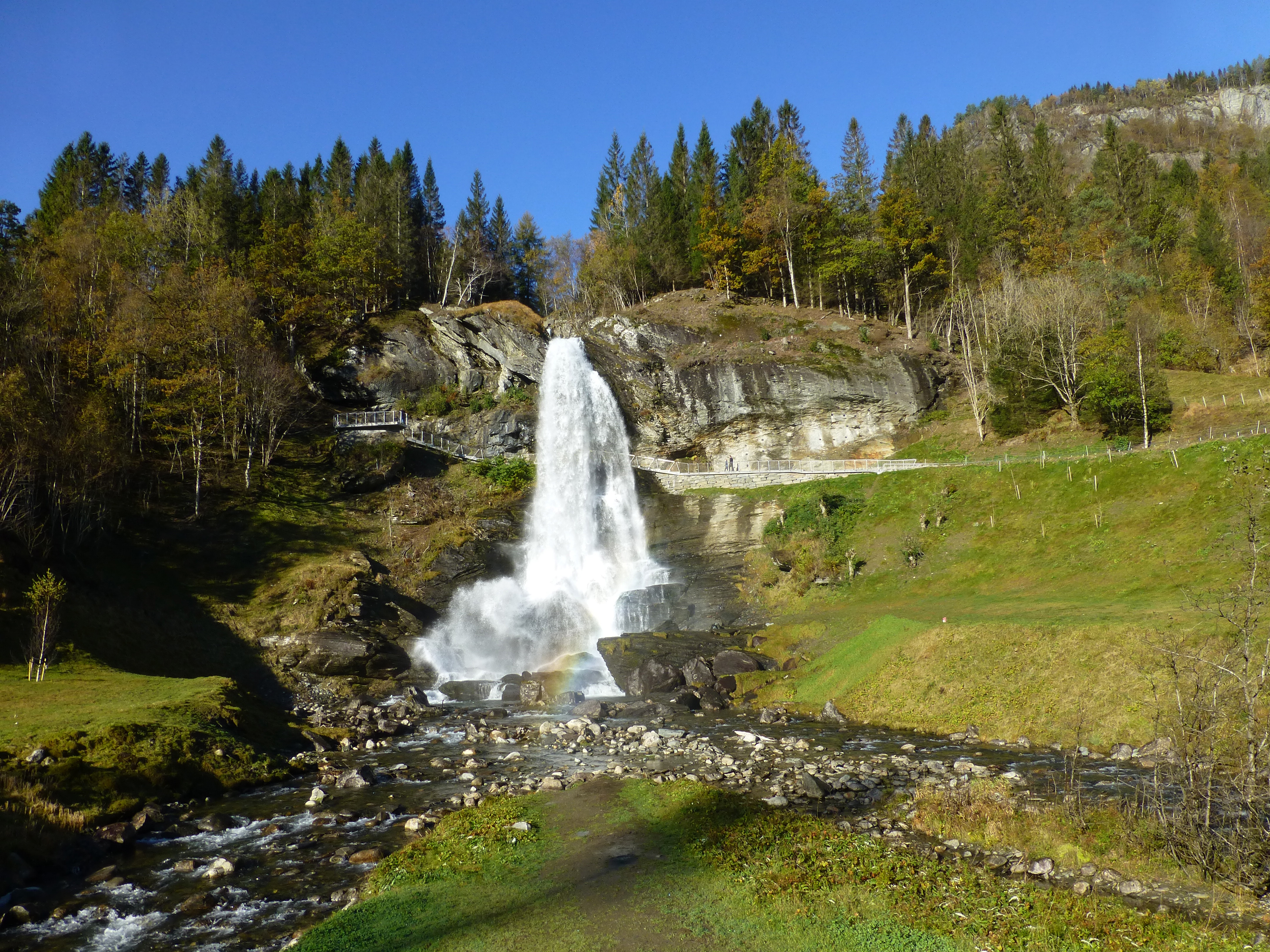 Steinsdalsfossen. © Statens vegvesen. Foto Bjørn Andresen.